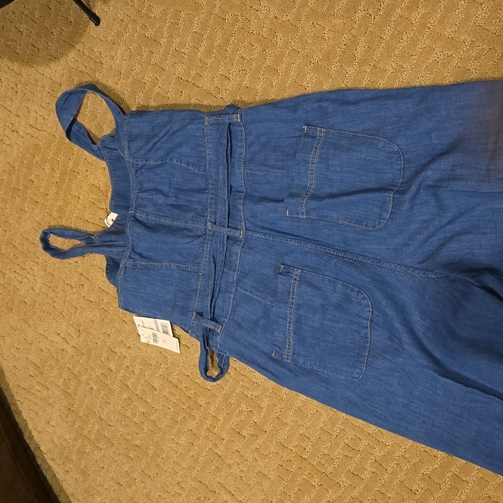 Ella Moss Denim Jumpsuit Sz 27 - Picture 10 of 13